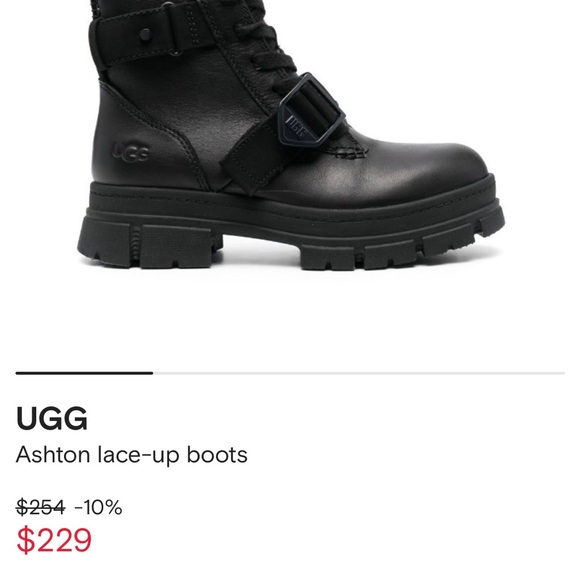 NWOT UGG Ashton Lace Up Boots - Picture 13 of 14